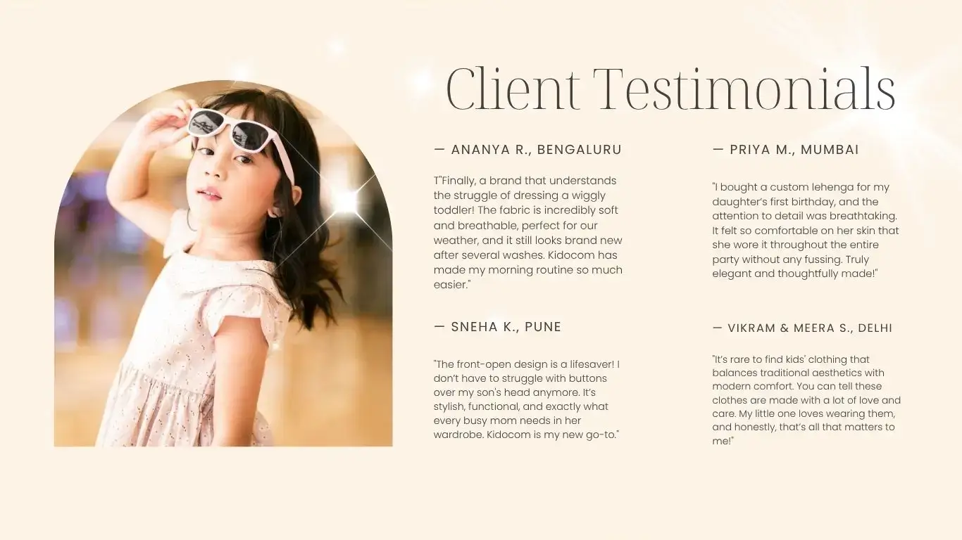 KIDOCOM clients testimonials